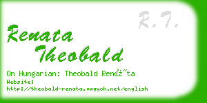 renata theobald business card
